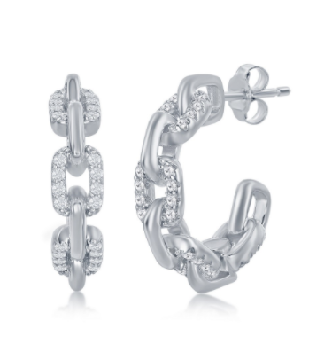 Chain Style Hoops